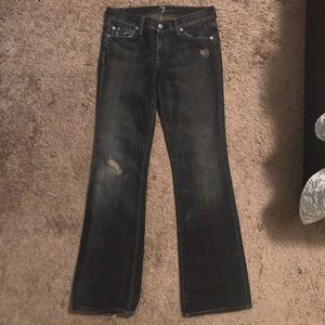 7 FOR ALL MANKIND Distressed Jeans